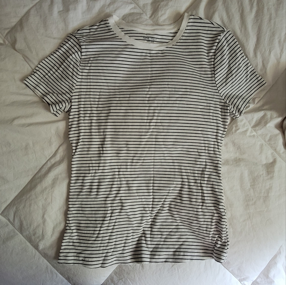 Nine West Striped T-Shirt